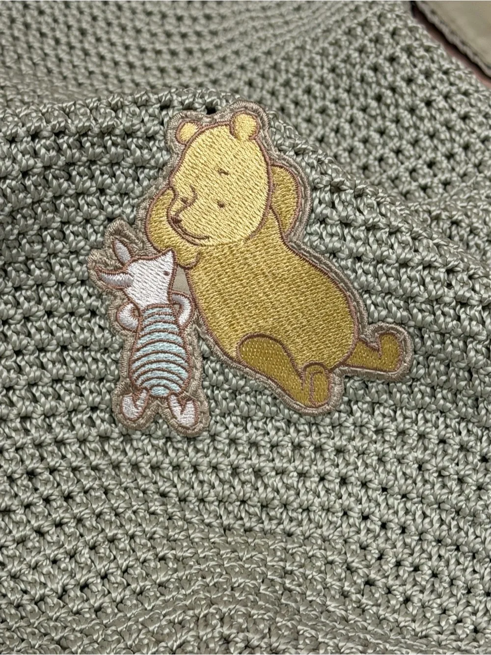 Winnie the Pooh & Piglet Tan Knit Hobo Bag - Disney Store